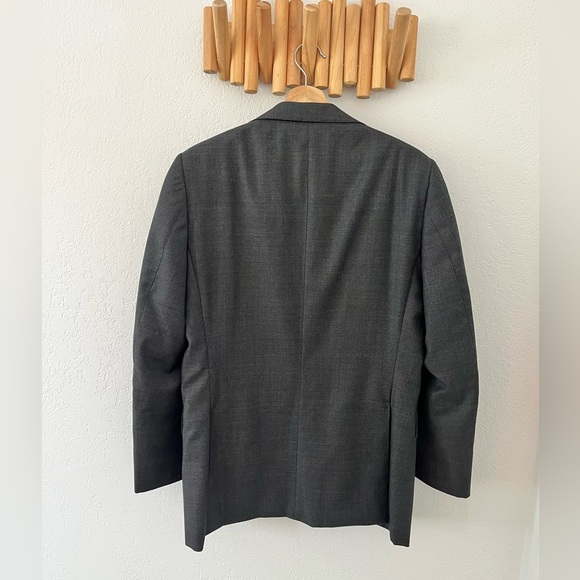 Suitsupply Men Wool Suit Jacket Grey Slate S110 Formal Business Work Size 38 - Picture 8 of 16